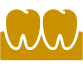 Icon depicting two teeth